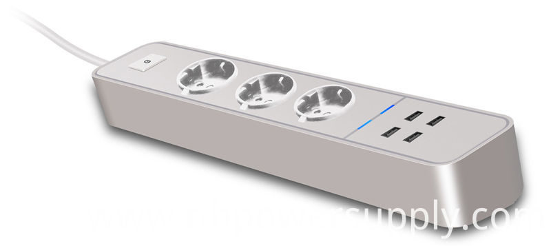 Electric Extension Socket Design with USB Power Strip